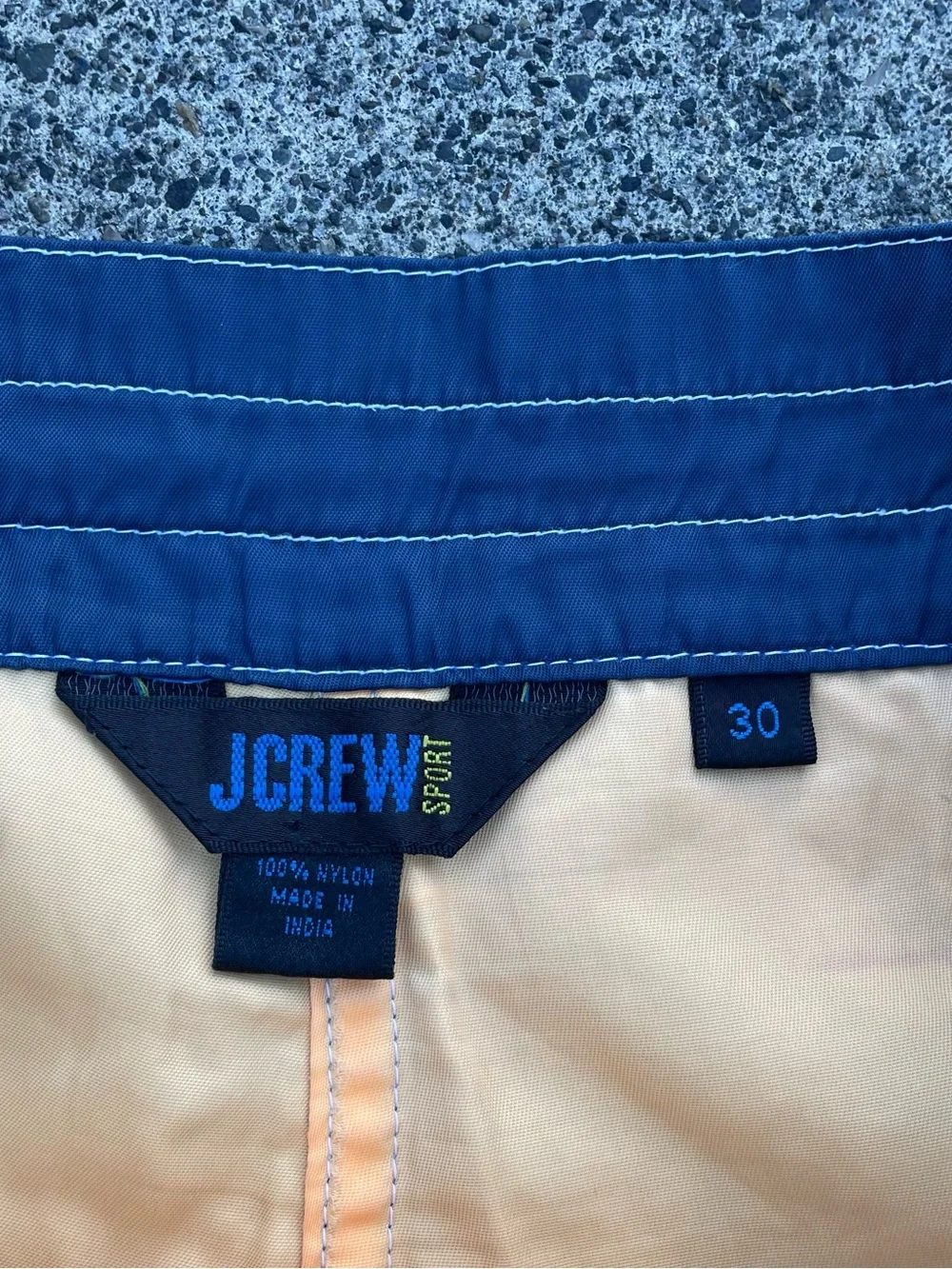Vintage 90s J Crew Sport nylon board shorts size 30